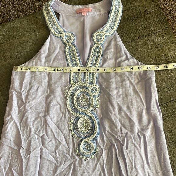 Lilly Pulitzer Valli Soft Shift Dress Light Lilac Verbena Size Small - Picture 10 of 13